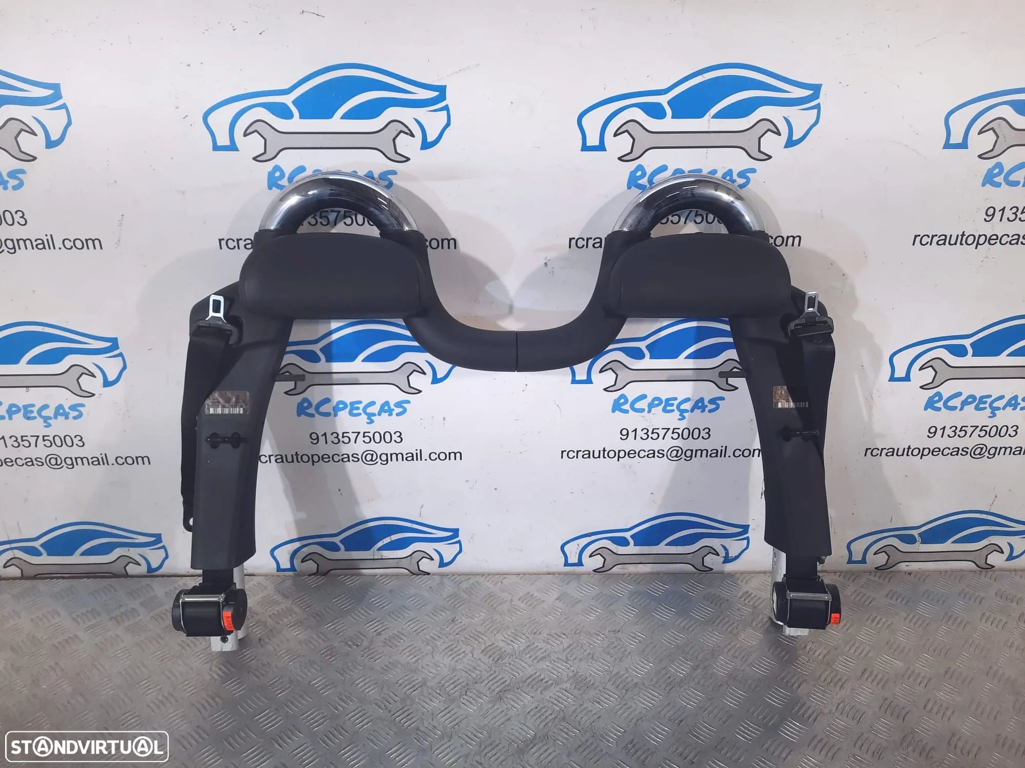 BARRAS ANTICAPOTAMENTO PROTEÇÃO MINI COOPER S R52 CABRIO 54607117905 7117905 ROLL BAR ROLLOVER DEFLETOR VENTO ANTI-CAPOTAMENTO - 1