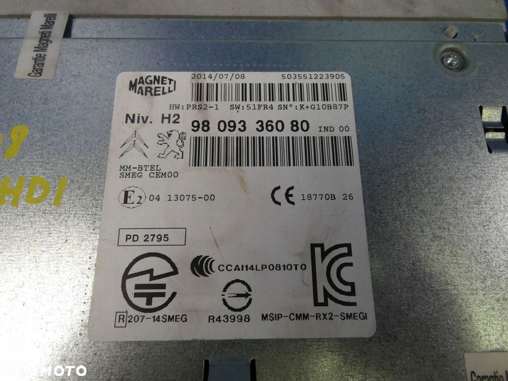 PEUGEOT 308 II T9 RADIO FABRYCZNE NAWIGACJA - 2