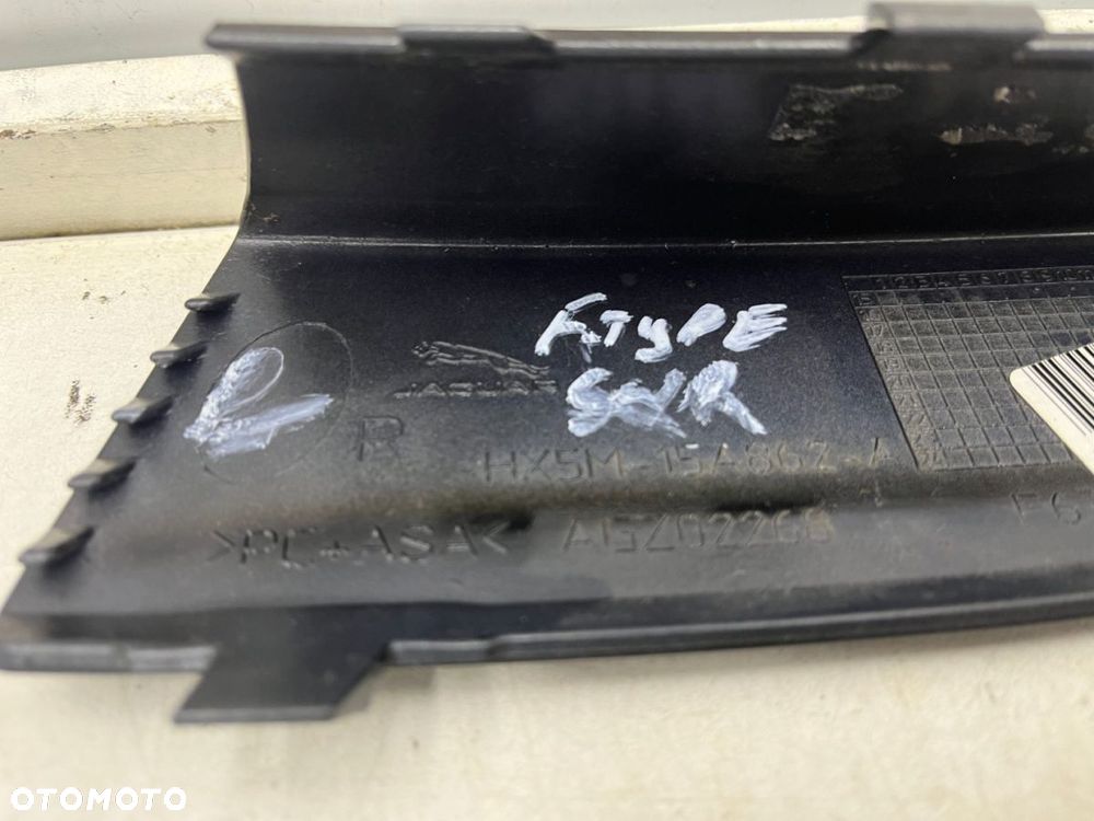 Atrapa Jaguar F-Type x152 SVR 14-24r listwa kratki zderzaka prawa przednia hx5m-15a862-a hx5m15a862a - 9