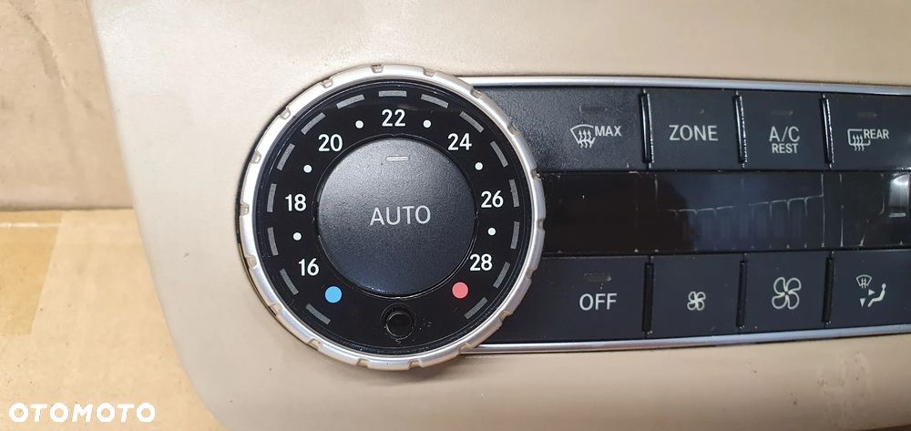 Panel nawiewu klimatyzacji klimatronic Mercedes GL X166 W166 A1669006209 - 7