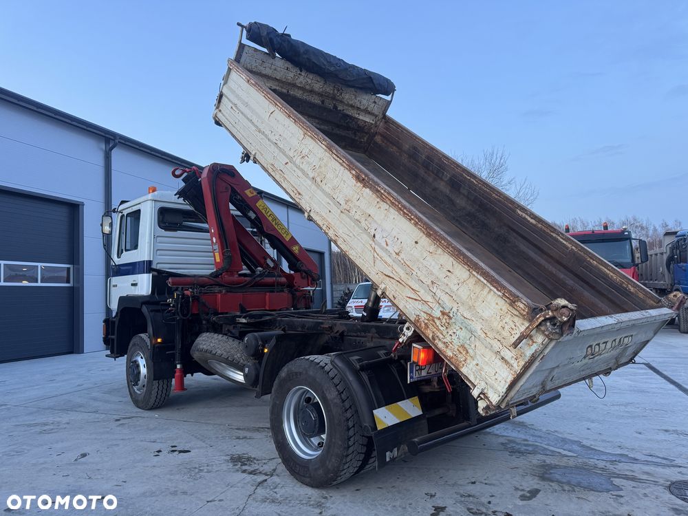 MAN 19.420 4x4 Wywrotka 3x Meiller Oryginał HDS Palfinger - 10