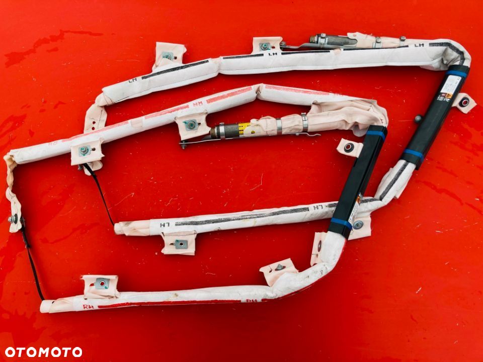 TESLA S KURTYNA LEWA LH 1005261-00-D PRAWA RH 1005262-00-D AIRBAG ROOF CURTAIN ORYGINAŁ DASHBOARD !! - 1