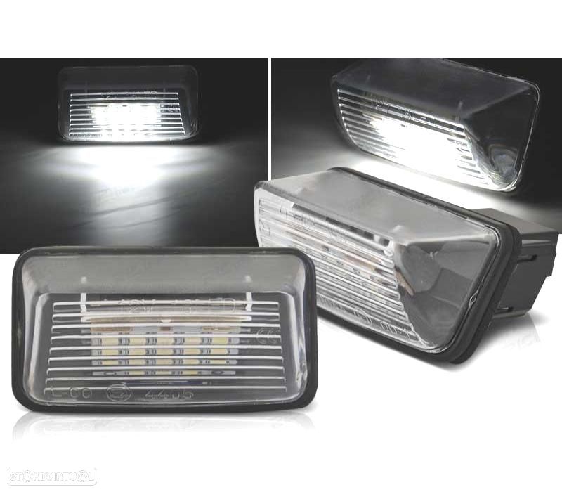 LUZES MATRÍCULA LED PEUGEOT 206 306 307 PARTNER CITROEN C3 C5 XARA BERLINGO SAXO - 1