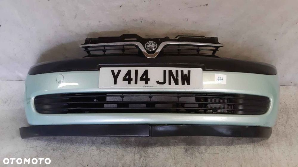 + ZDERZAK PRZÓD PRZEDNI OPEL CORSA C MIĘTOWY BŁĘKITNY