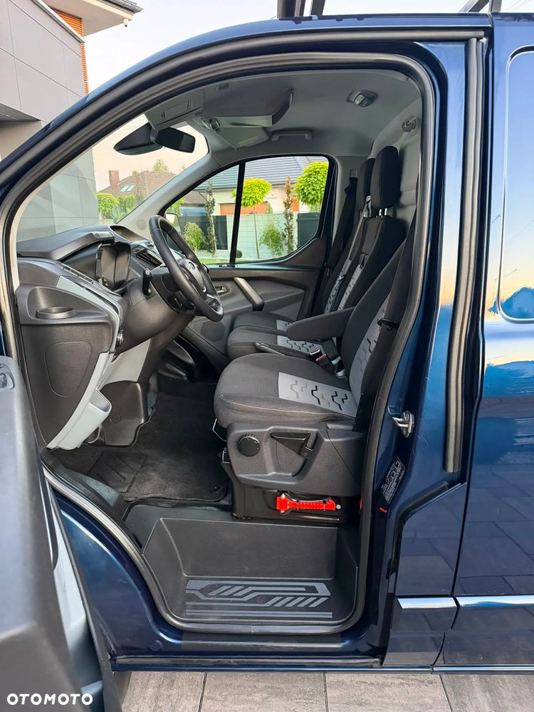 Ford CUSTOM L2H1 Długi Klima Elektryka Navi Tempomat Furgon 3os. 2xPdc Hak - 13
