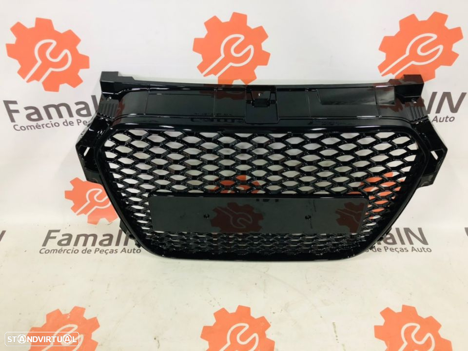 Grelha Audi A1 (Look RS1) Preto - 3