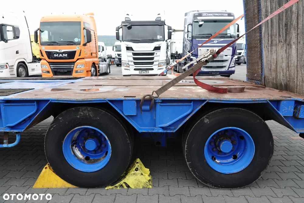 Kaiser LAWETA NISKOPODWOZIOWA / NAJAZDY HYDRAULICZNE / WCIĄGARKA / 2 OSIE / SPROWADZONA - 23
