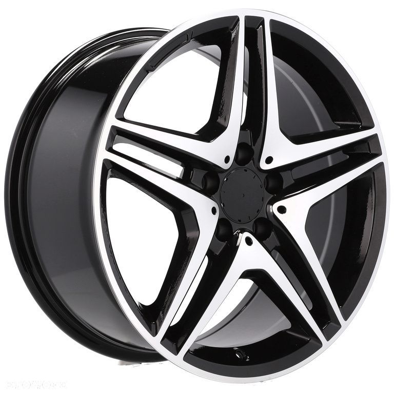 4x Felgi 17 5x112 m.in. do MERCEDES A W177 B W246 W247 C W204 W205 E W211 W212 W213 - BK443 - 8