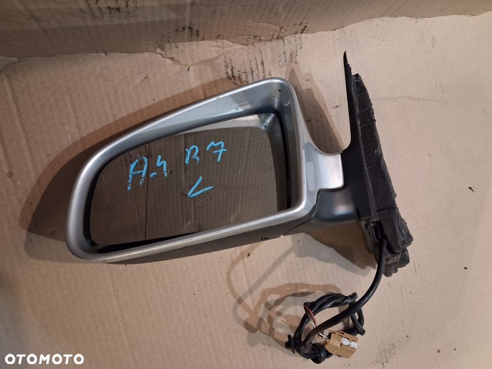 Lusterko AUDI A4 B7 lewe 010681 5 pin  OE srebrne - 4