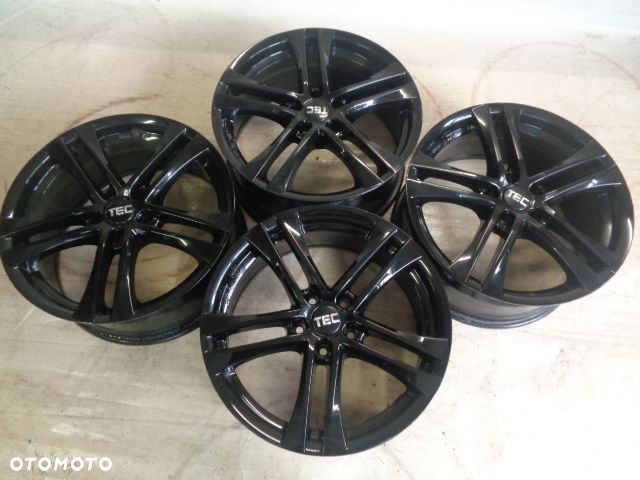 FELGI TEC AS4 black-glossy 18 MERCEDES SEAT SKODA AUDI VW 5X112 8J ET47 - 1