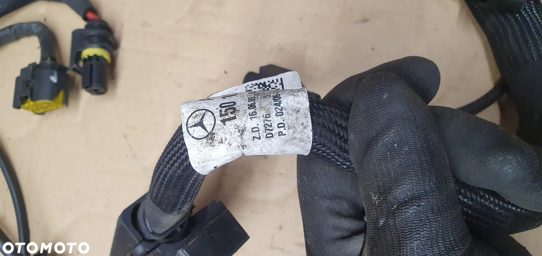 Wiązka instalacja silnika Mercedes A-Klasa W169 2.0 CDI A6401501933 - 10