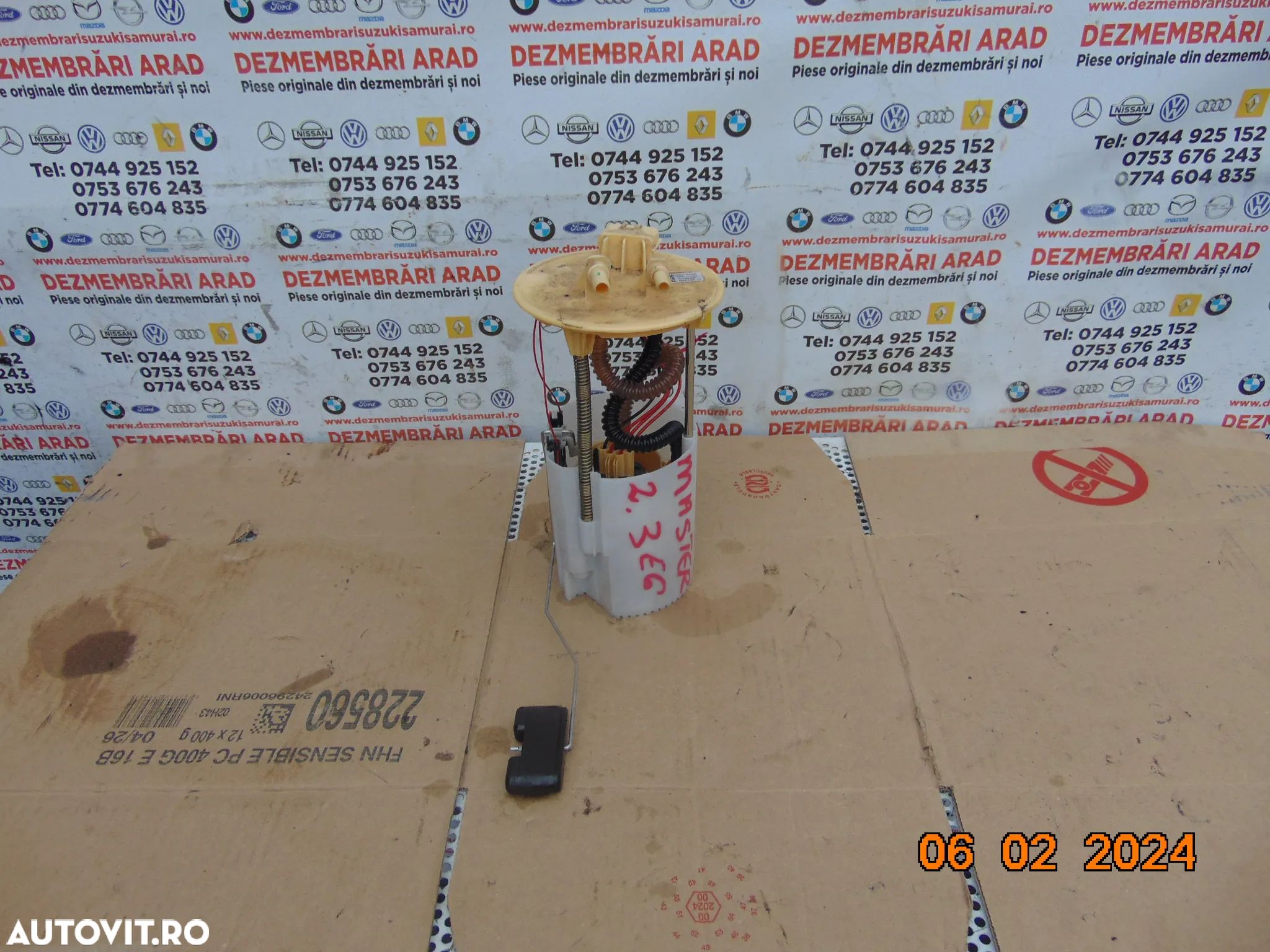 Pompa motorina rezervor Renault Master Opel Movano nissan nv400 cod 172028505r - 1