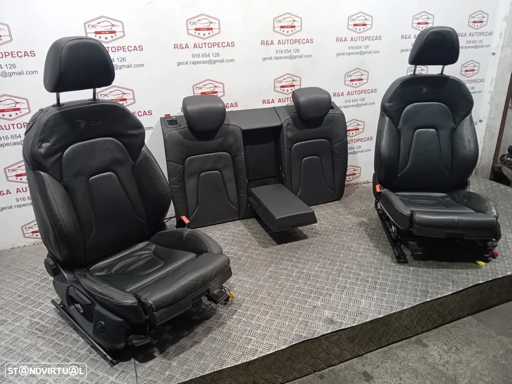 Conjunto de Bancos Audi A5 Coupé S-Line em Pele Original - 2