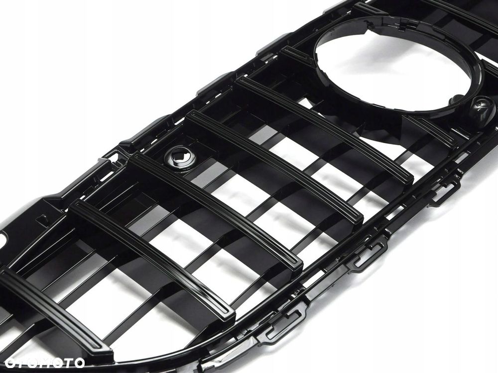Grill atrapa zderzaka Mercedes Klasa C W206 S206 20+ AMG czarny połysk - 4