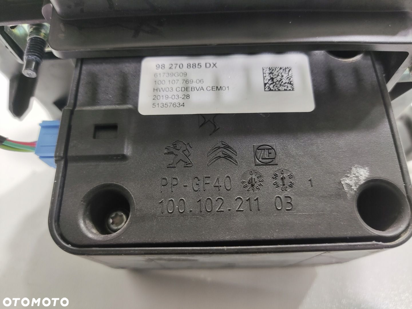 LEWAREK WYBIERAK ZMIANY BIEGÓW CITROEN DS 3 DS3 CROSSBACK 19-22 98270885DX - 7