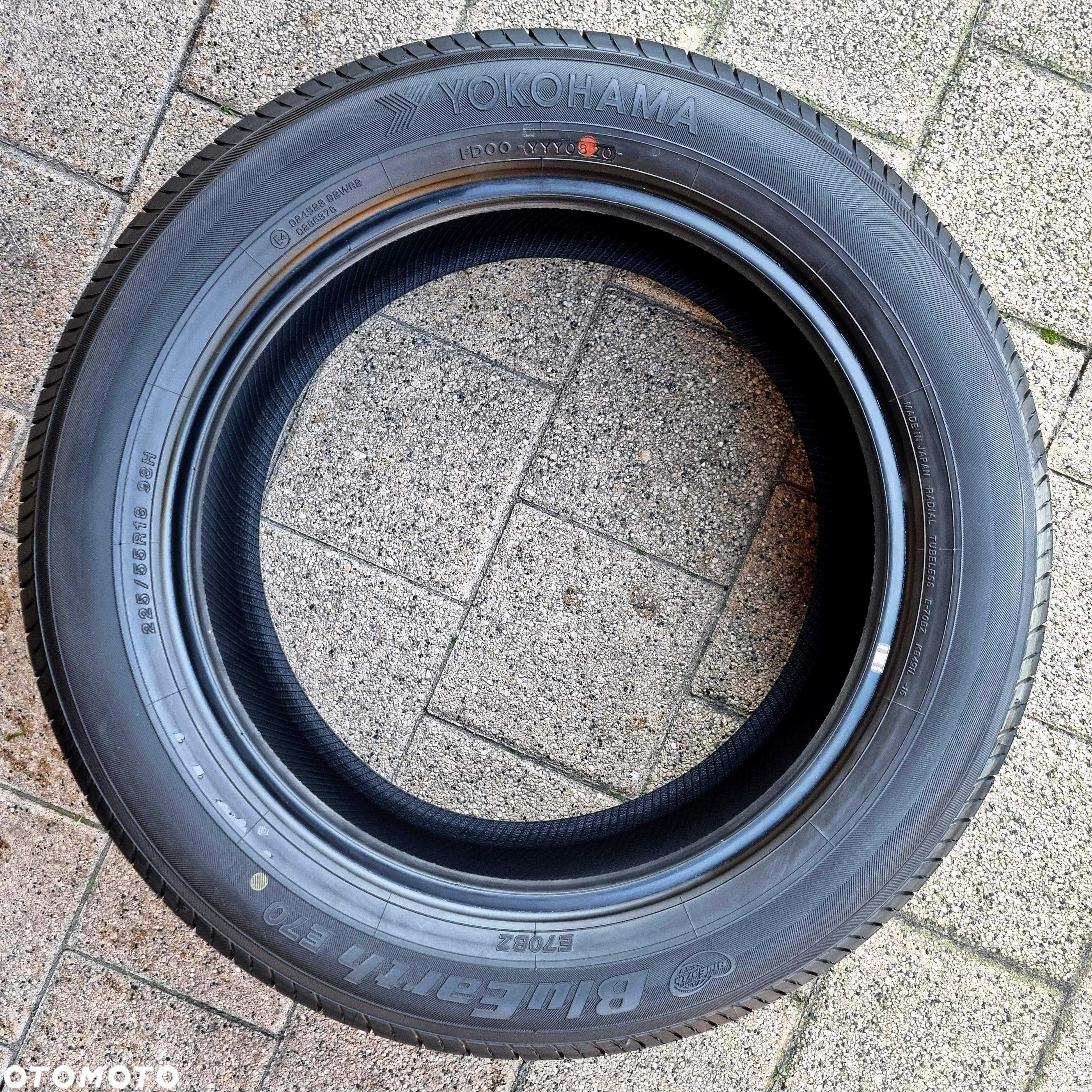 Yokohama BluEarth E70 E70BZ 225/55R18 98H Japan Rok 2020.08 - Nowe - 7