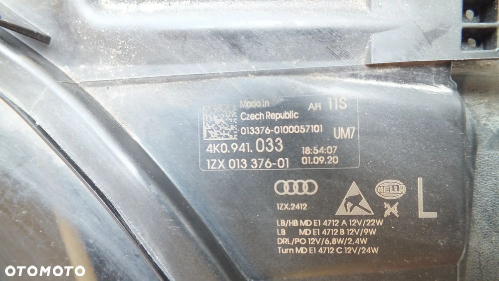 Lampa przednia lewa Led Audi A6 C8 4K0941033 - 8