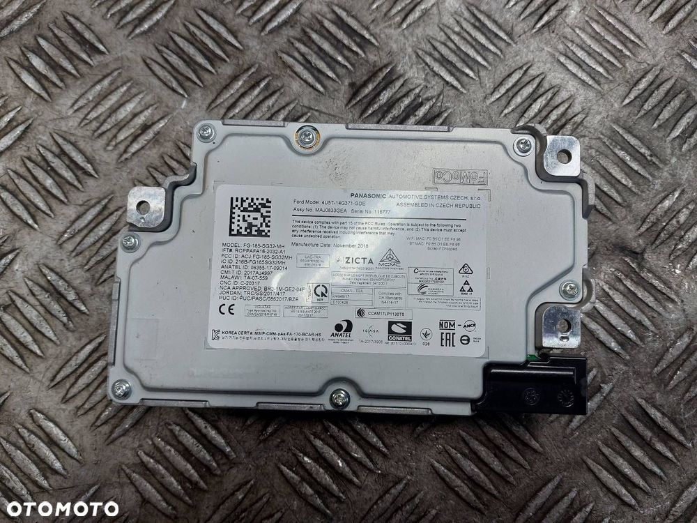 MODUŁ NAWIGACJI GPS FORD FOCUS MK4 4U5T-14G371-GDE - 3