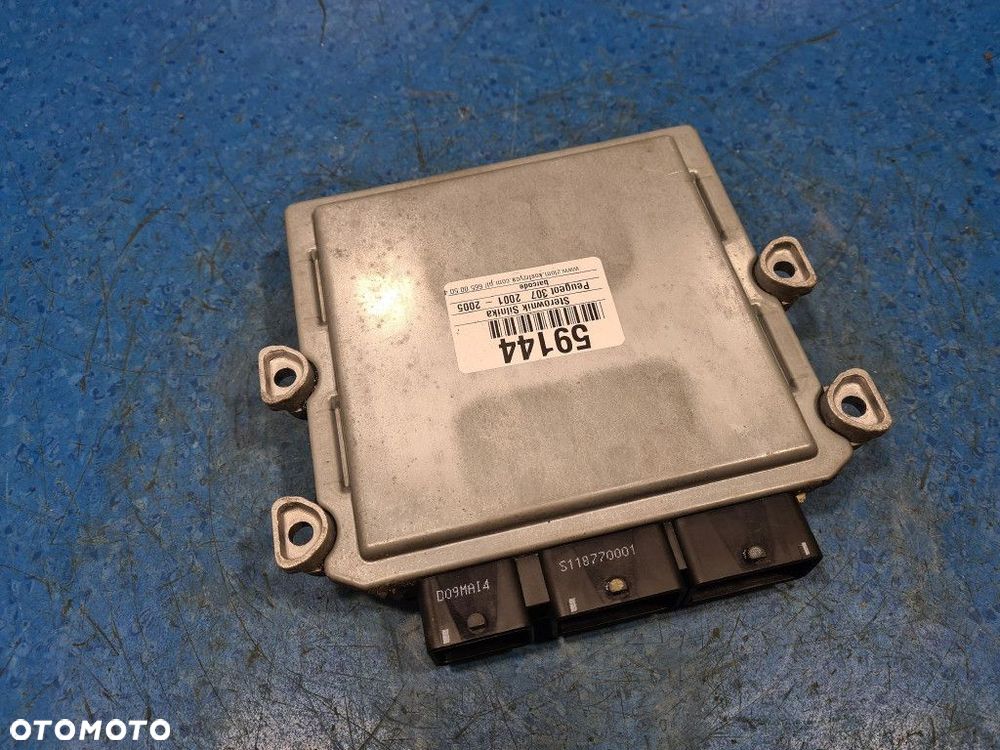 PEUGEOT 307 STEROWNIK SILNIKA SW9656061180 10DYTE - 7