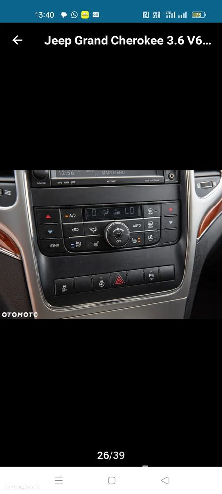 Jeep Grand Cherokee 3.6 V6 Overland - 20