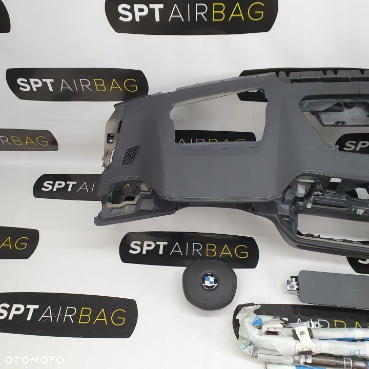 BMW G20 G21 HEAD UP DESKA ROZDZIELCZA KONSOLA KOKPIT PULPIT PODUSZKI AIRBAG AIR BAG PASY KURTYNY KIT SET - 2