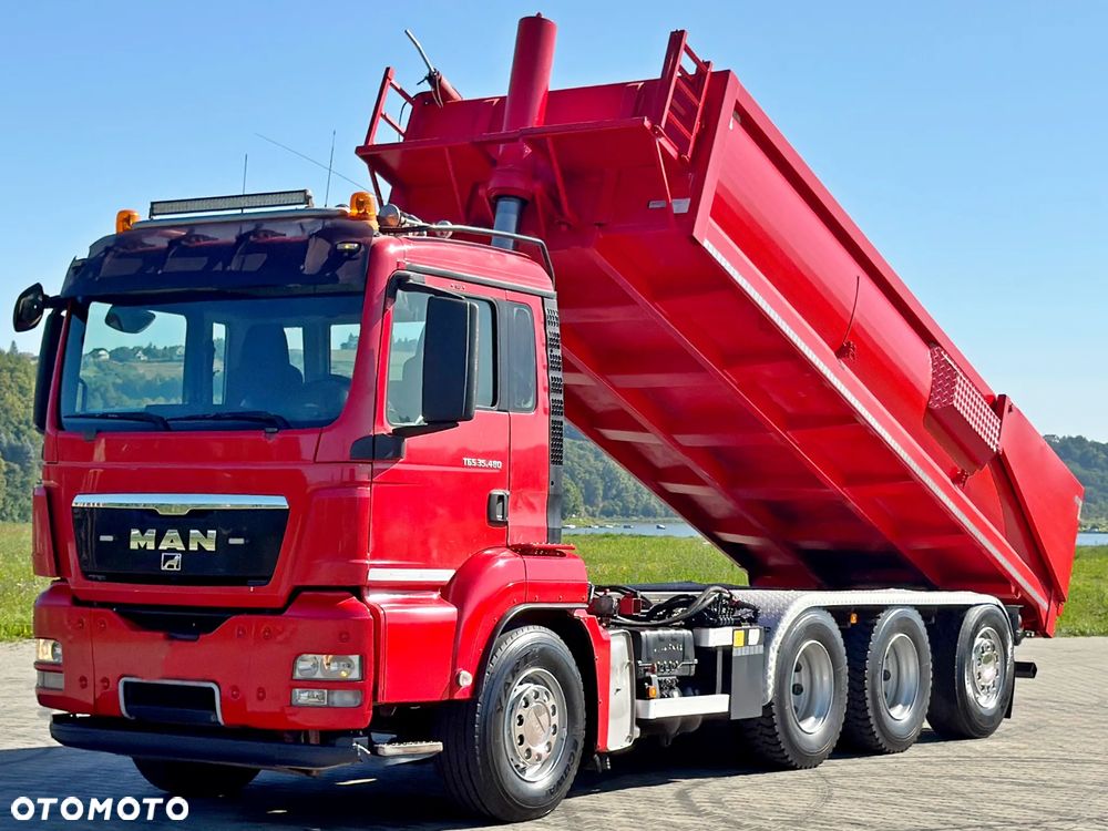 MAN TGS 35.480 * Wywrotka 6,30 m * 8x4 ! * STAN BDB! - 3