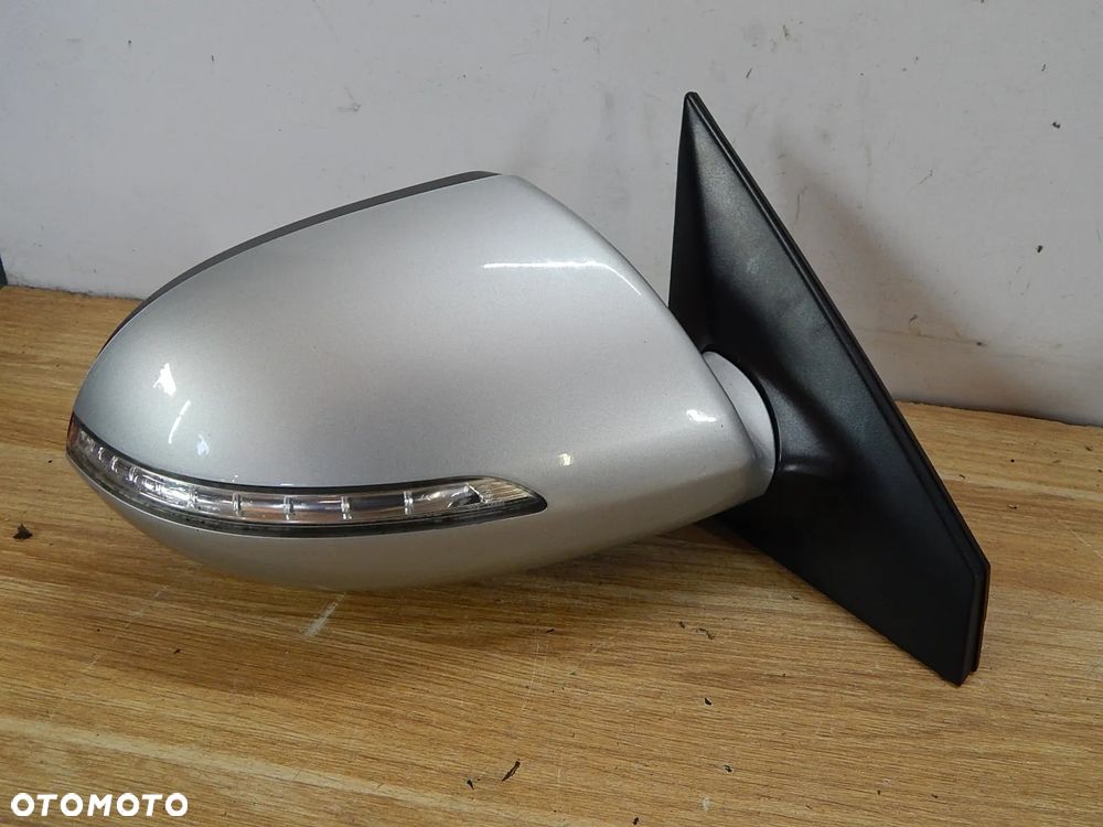 Lusterko przód zewnętrzne Kia Sportage III 10-16 srebrny 9s 9pin Łuków części - 2