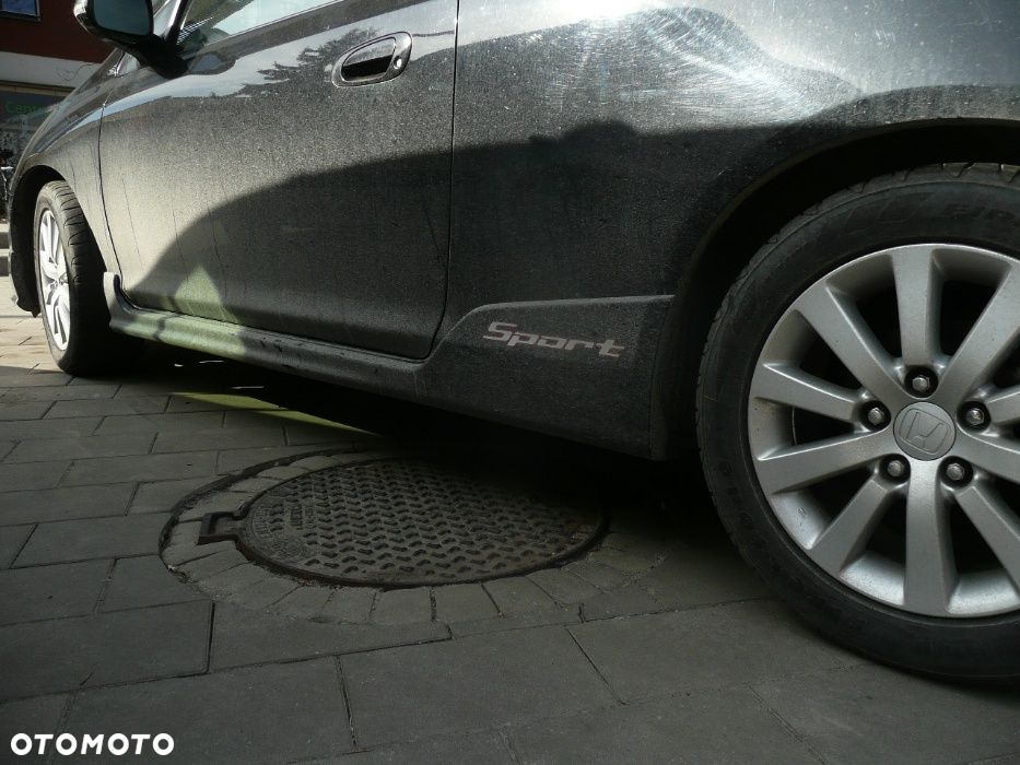 LISTWA Próg - ORYGINAŁ  Honda Civic MK7 Sport Type-R  - 2001-2006 tzw. Zelazko - Nakładka Ochronna Progowa Spoiler Progu - kolor: CZARNY - 2