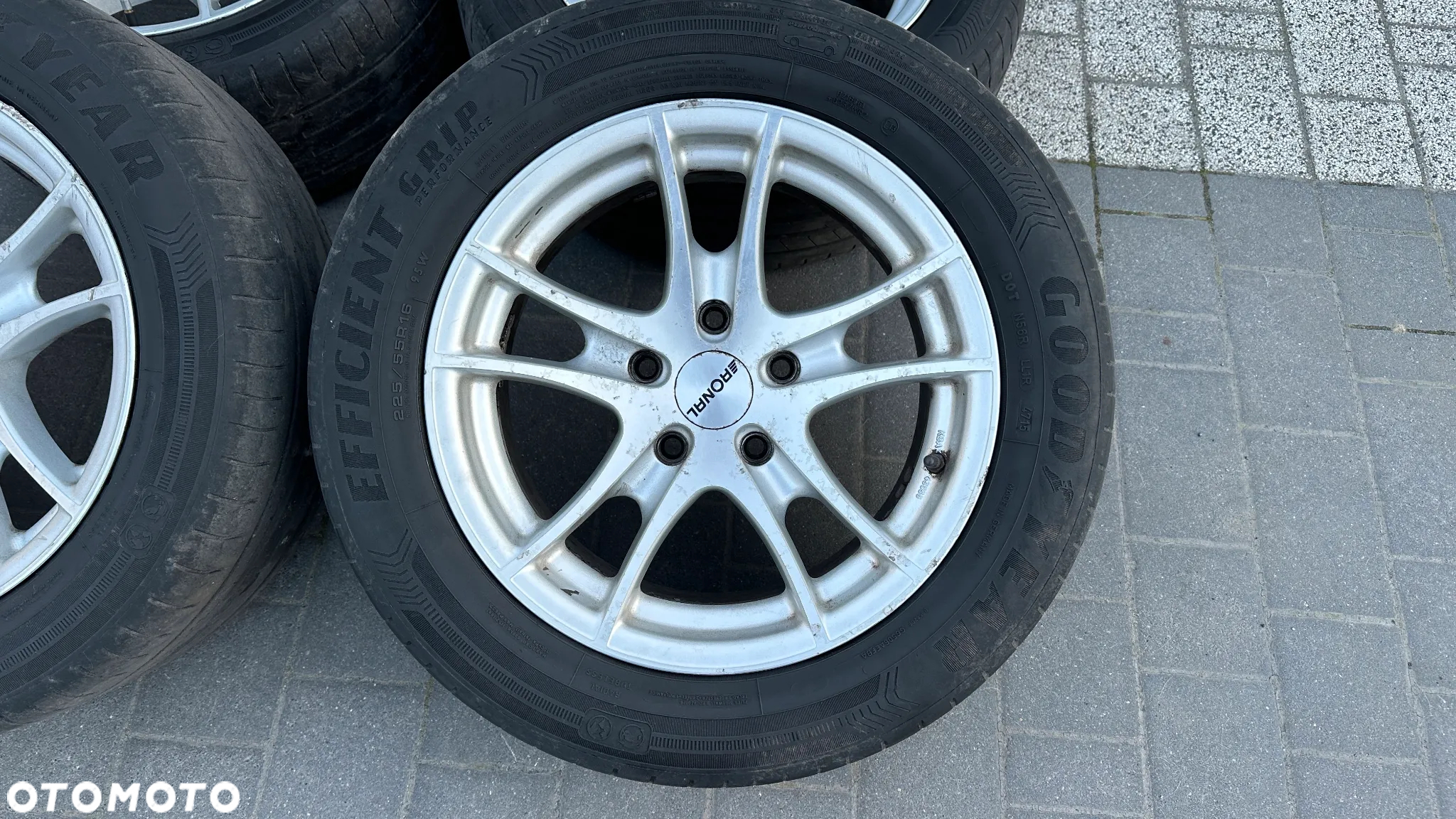 Alufelgi r16 5x120 ronal felgi koła et15 e60 e39 225/55 - 2