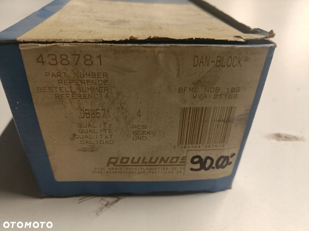 Mazda 626 II GC PRZEDNIE KLOCKI HAMULCOWE przód 438781 - 2