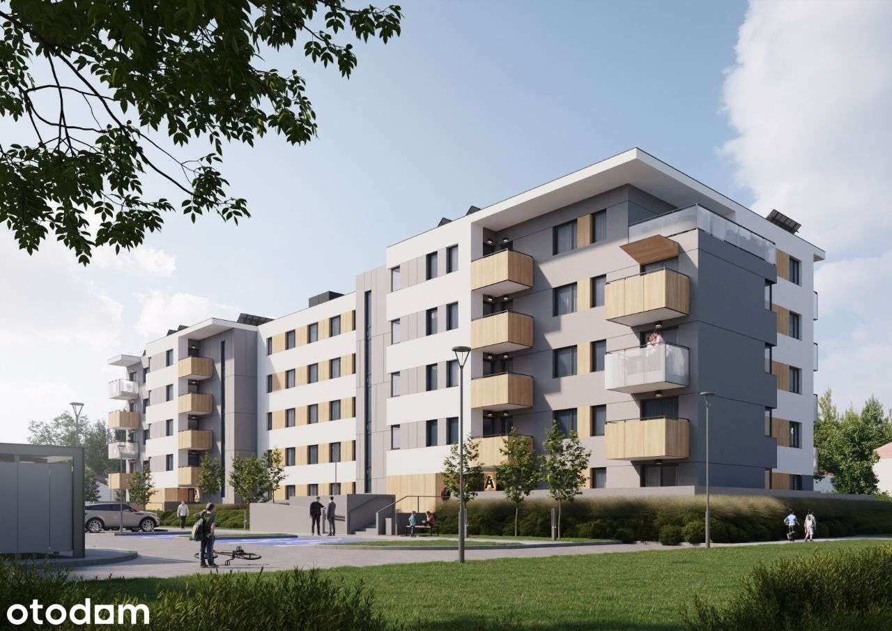 3-pokojowe mieszkanie 53,8m2 + balkon Bezpośrednio