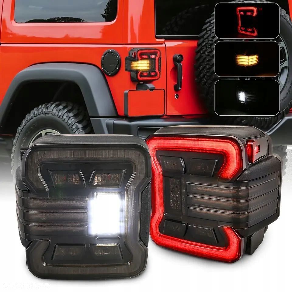 Lampy LED tylne smoked Wrangler JL 2018 - 1