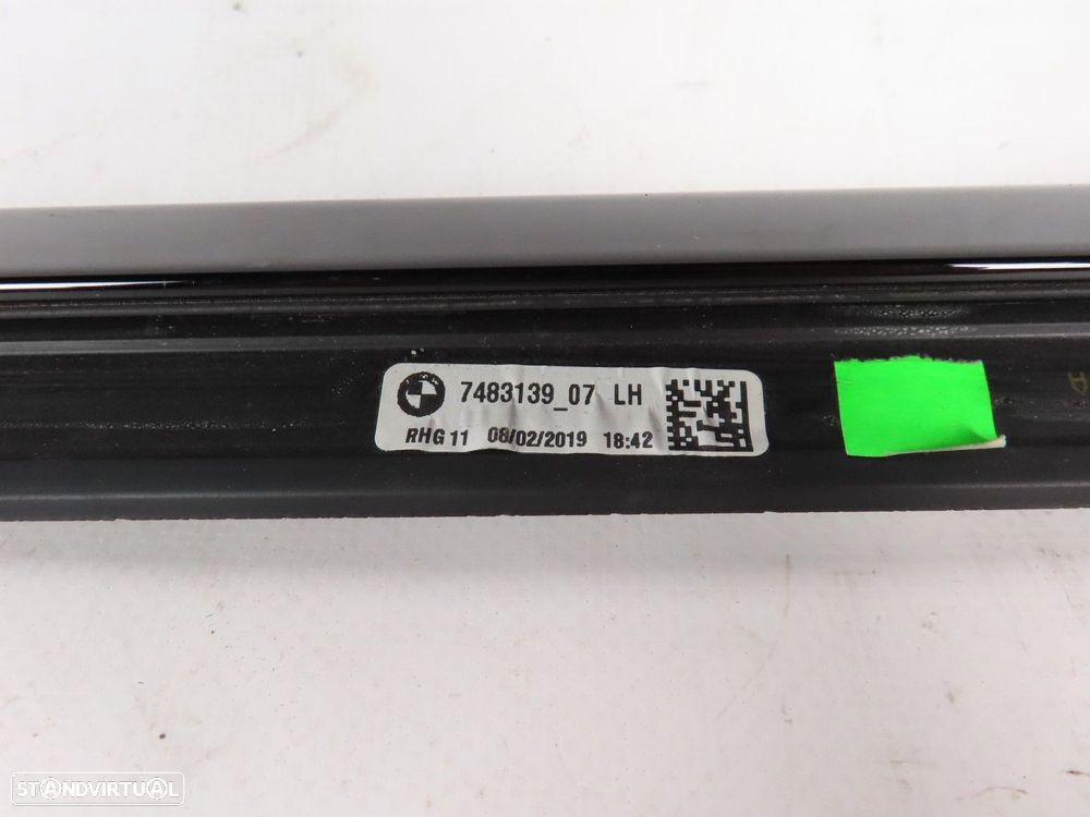 Friso Raspador Da Porta Esquerdo/Trás/Exterior Seminovo/ Original BMW 2 Gran Cou... - 3