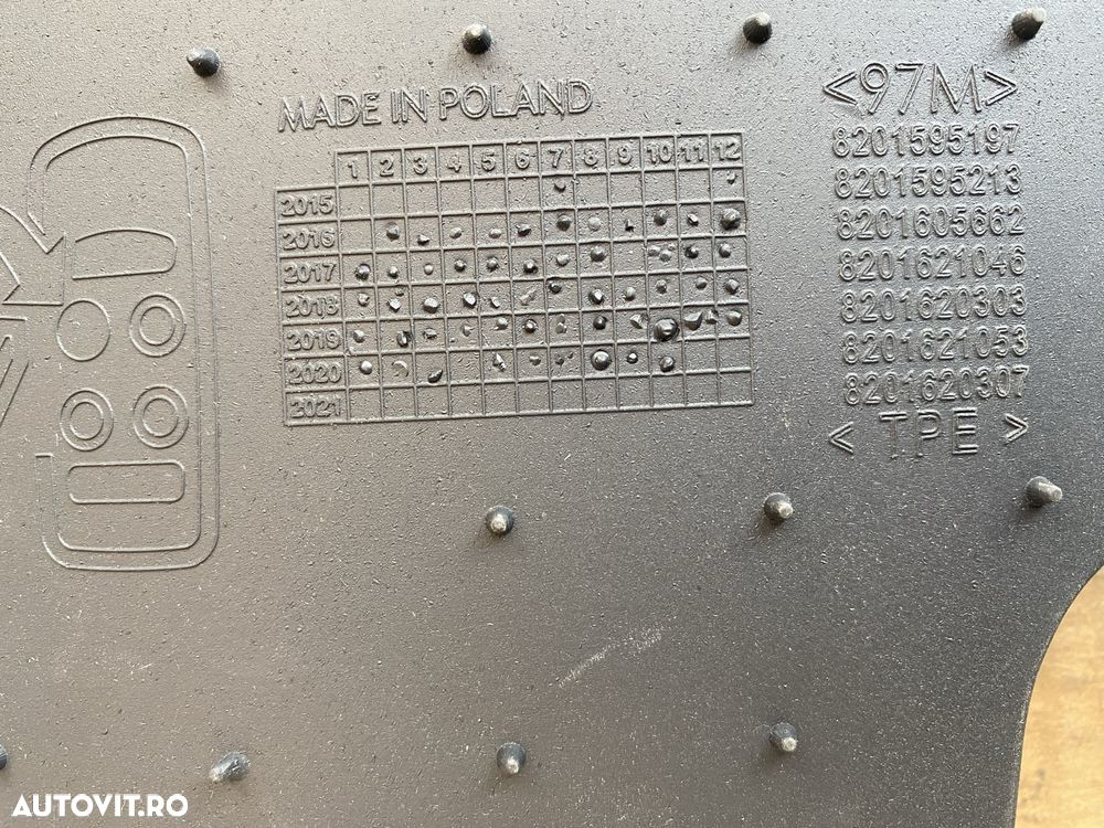 Set 4 presuri auto covorase cauciuc Oem Dacia Sandero 2 Stepway2 2012 - 5