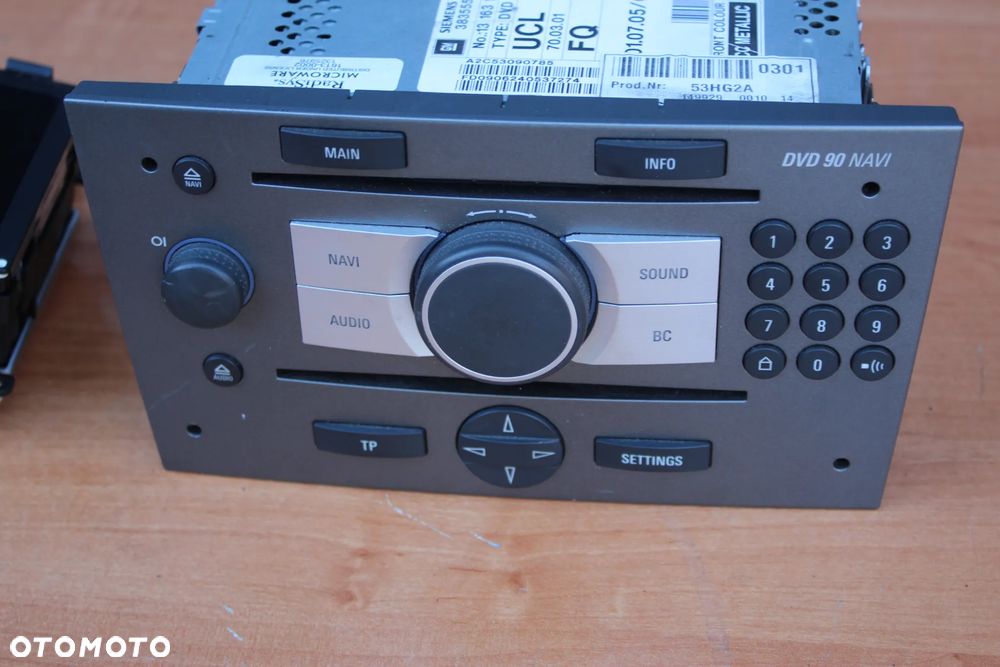 RADIO NAWIGACJA KOLOROWA OPEL VECTRA C SIGNUM DVD 90 NAVI !Z PINEM! - 2