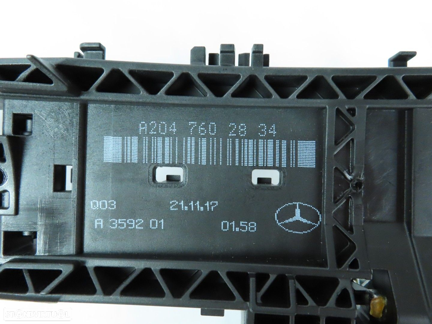 Suporte punho da porta Esquerdo/Trás Seminovo/ Original MERCEDES-BENZ B-CLASS (W... - 3