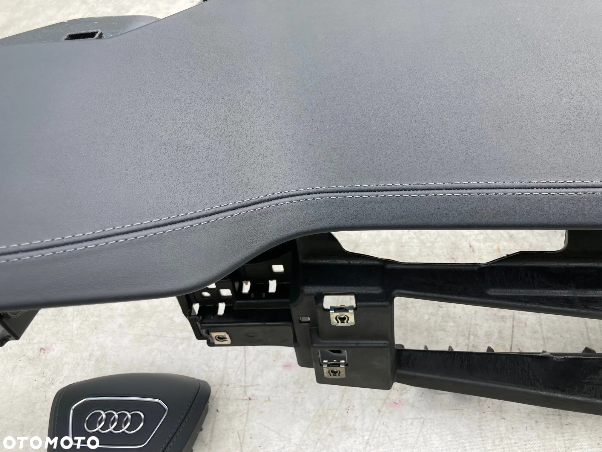 AUDI A6 S6 RS6 C8 A7 S7 RS7 4K DESKA KONSOLA KOKPIT PULPIT PÓŁKA PARAPET DASHBOARD LEATHER  Head Up Oryginał SKÓRA Okazja NOWA NEW NEU NEV - 3