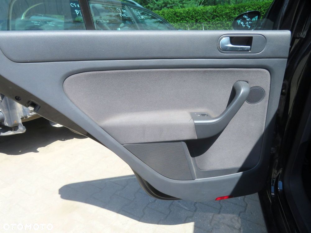 DRZWI TYLNE LEWE GOLF V PLUS 5M0 L041  CZARNY VOLKSWAGEN 2005-2009 - 6