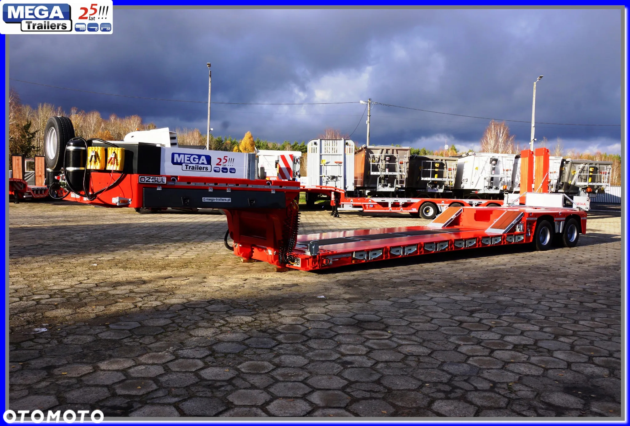 Mega Hydrauliczna Łabędzia Szyja, pokład 650 + 575 cm rozciągu, 2 osie, DMC 46 Ton ! - 5