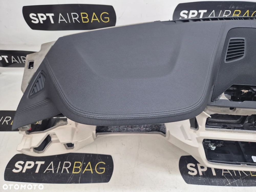 BMW G30 G31 SERIA 5 DESKA ROZDZIELCZA KONSOLA KOKPIT PULPIT PODUSZKI AIRBAG AIR BAG PASY KIT SET - 2