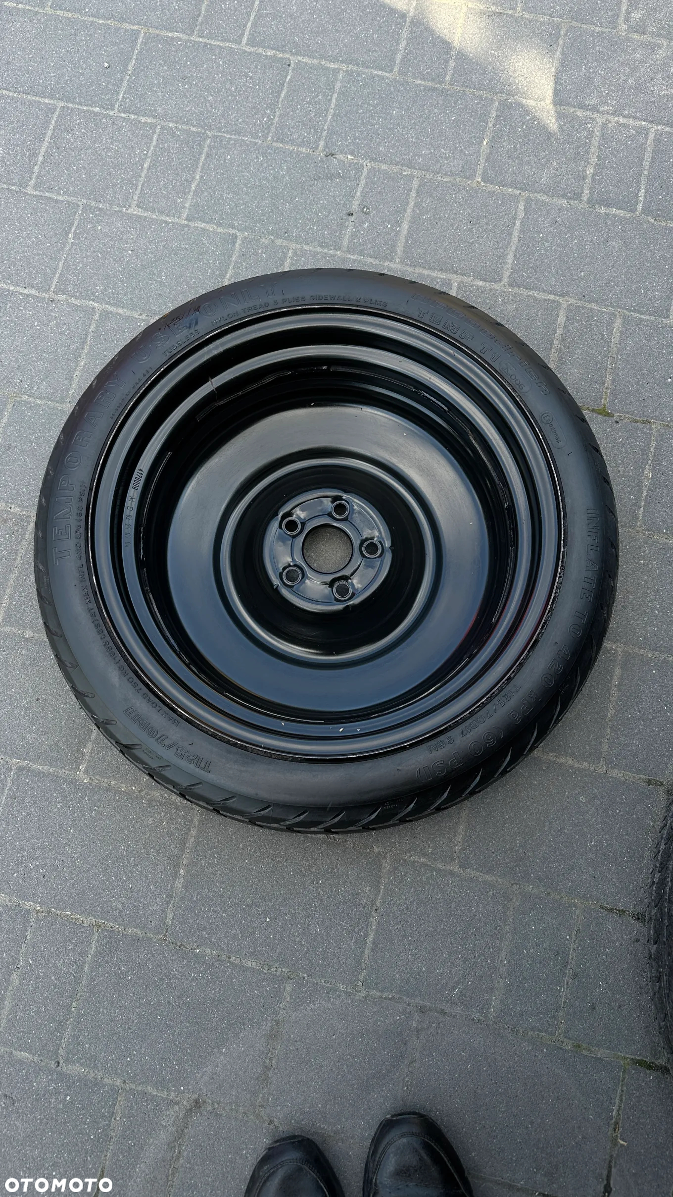 Toyota Avenis T25 KOŁO DOJAZDOWE Dojazdówka 125/70 R17 D17 5x100 2170600 - 3