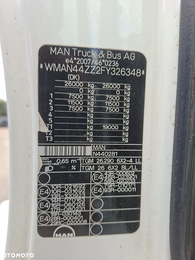 MAN TGM 26.290 - 9