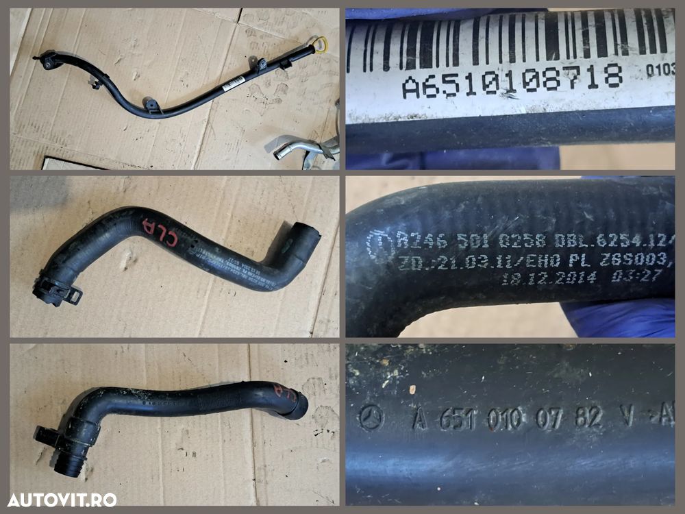 2 Anexe mercedes CLA W117 Etrier Stanga dreapta spate  Cablaj bujii incandescente Joja ulei Furtu admisie Conducta tur retur Intercooler pedala ambreiaj pedala frana W156 W246 X156 W176 - 4