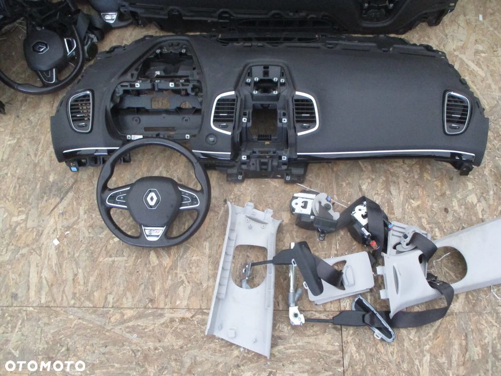 Renault Espace V 5 2016- konsola poduszki napinacze deska BRĄZOWA - 1