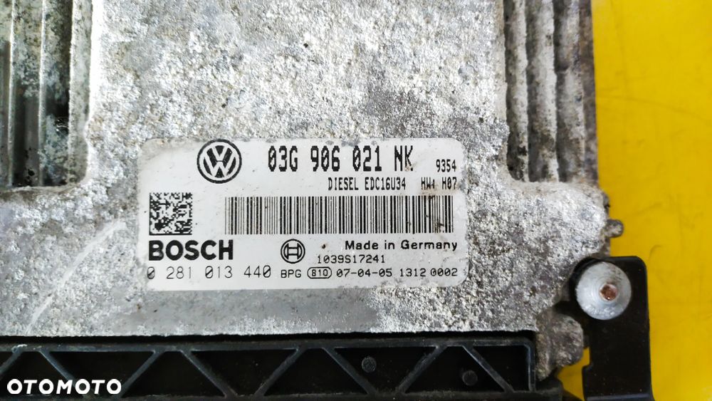 KOMPUTER SILNIKA VW PASSAT B6 03G906021NK - 2