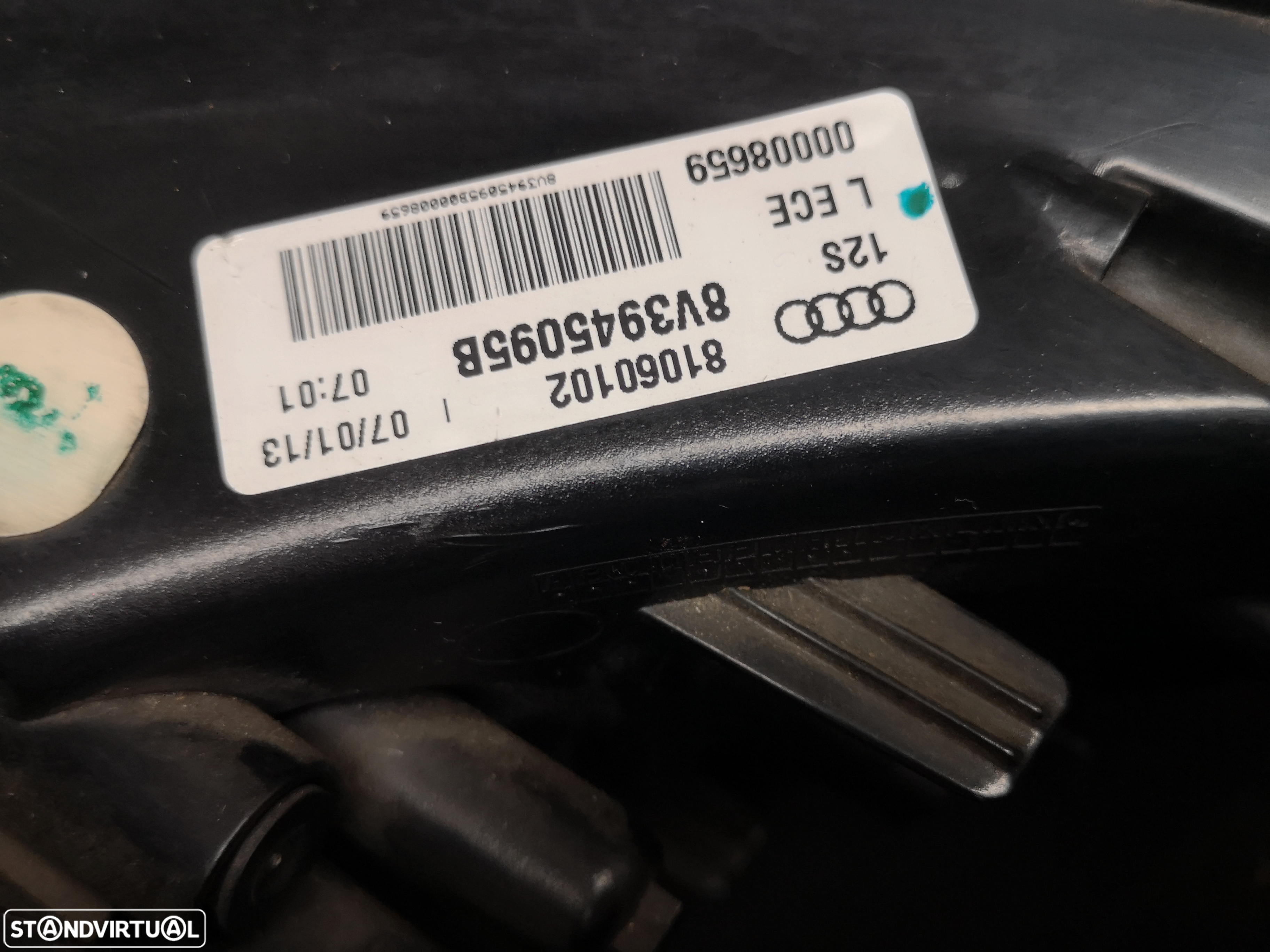 Farolim traseira esquerda Led Audi a3 8v coupe cabrio 2013-2017 - 4