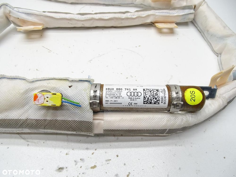 KURTYNA POWIETRZNA AIRBAG LEWA 8U0880741A AUDI Q3 8U - 3