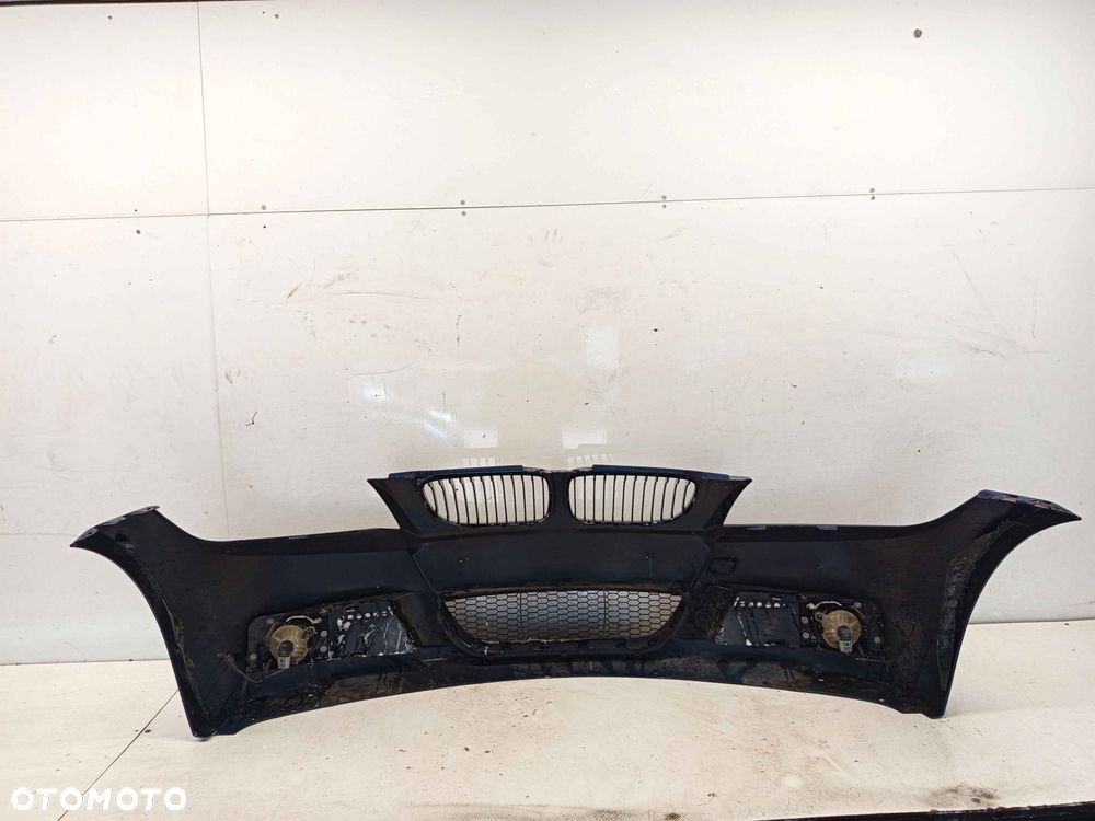 ^ ZDERZAK PRZÓD PRZEDNI BMW E90 E91 SERIA 3 LIFT FL M PAKIET LEMANS BLAU NIEBIESKI HALOGENY - 5