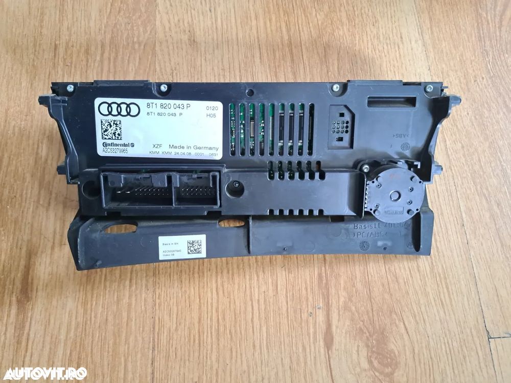 Panou comanda comenzi butoane clima climatronic aer conditionat ac cu incalzire in scaune Audi A4 S4 B8 8K, A5 S5 B8 8T 2008-2015 - 2
