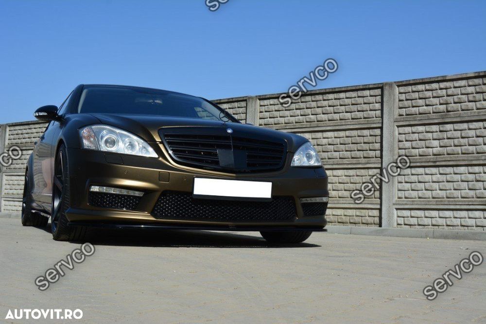 Prelungire fata Mercedes S Class W221 AMG 2009-2013 v2 Maxton Design - 1
